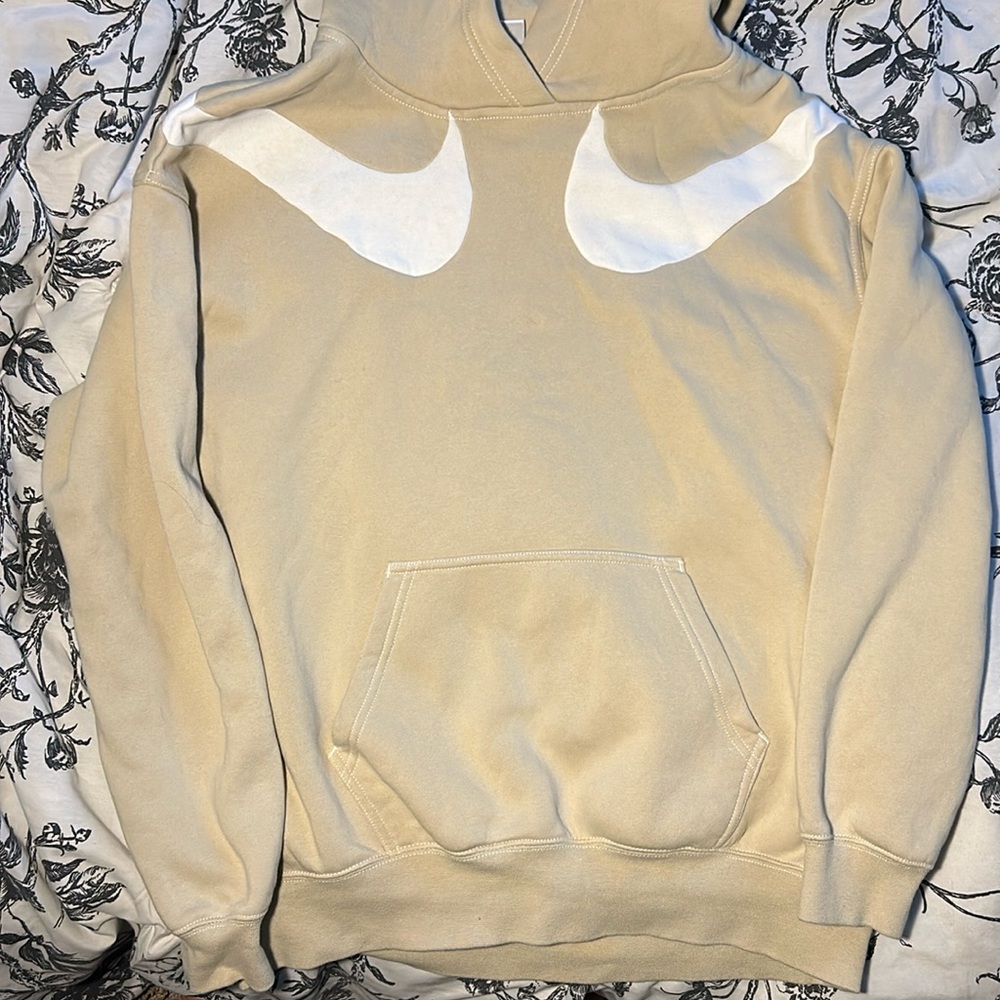 XS Tan Oversized Nike Hoodie